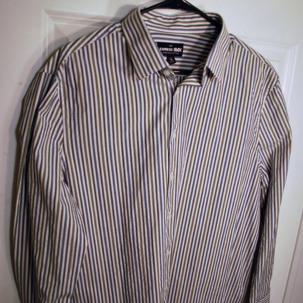 Express Long Sleeve Dress Shirt - Picture 1 of 4
